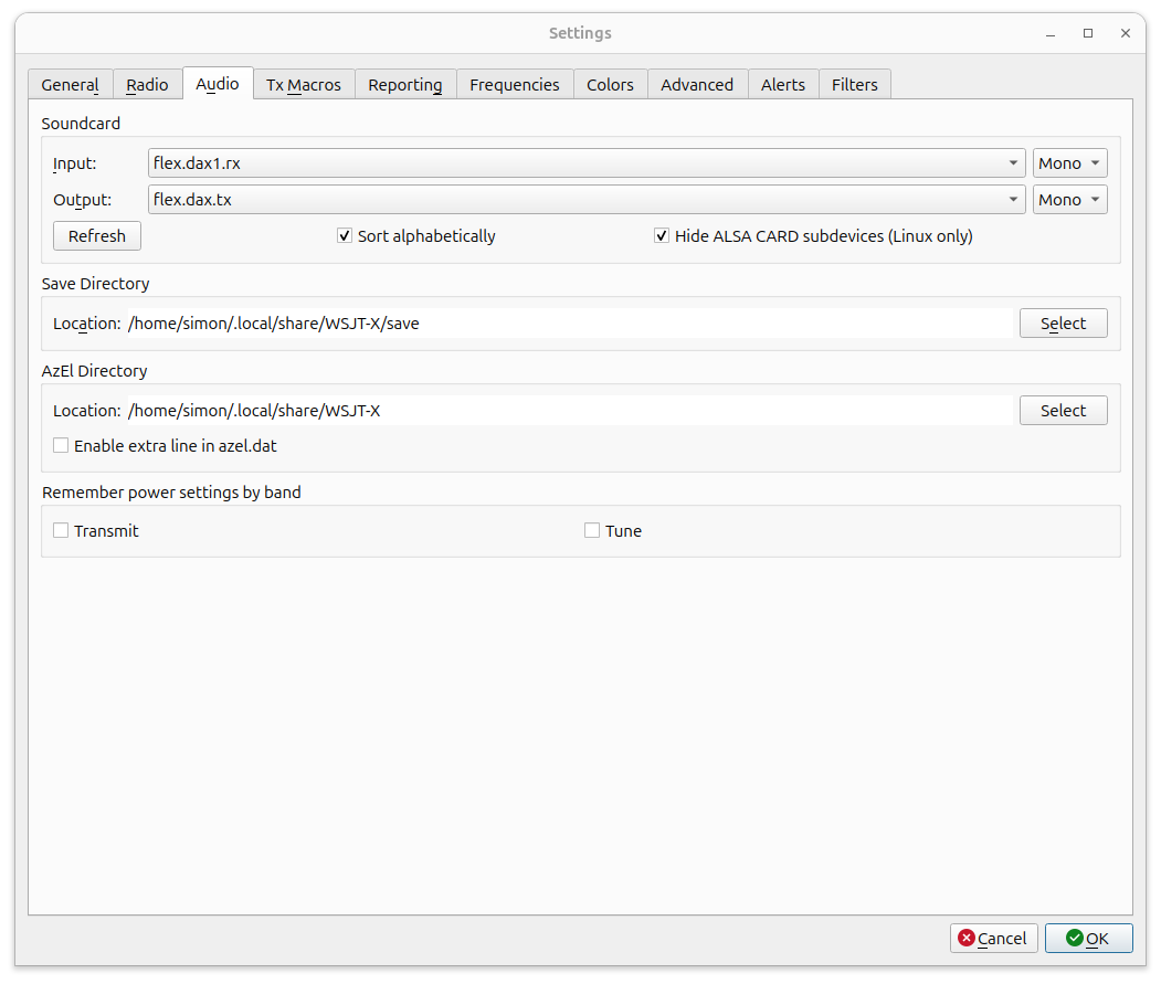 WSJT-X main window decoding FT8 signals